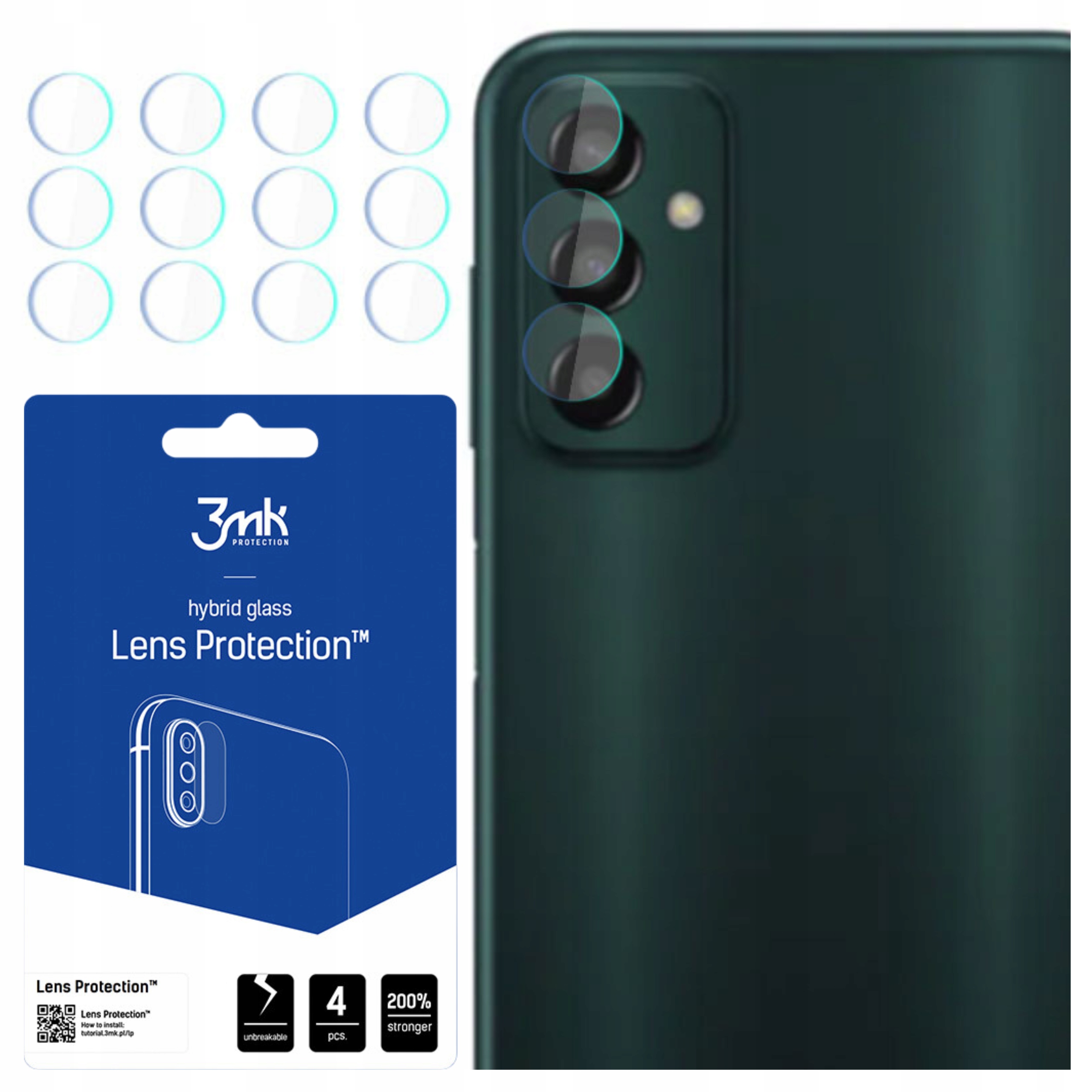 3MK Lens Protection Szkło Do Samsung Galaxy M13 5G Ochrona Ekranu