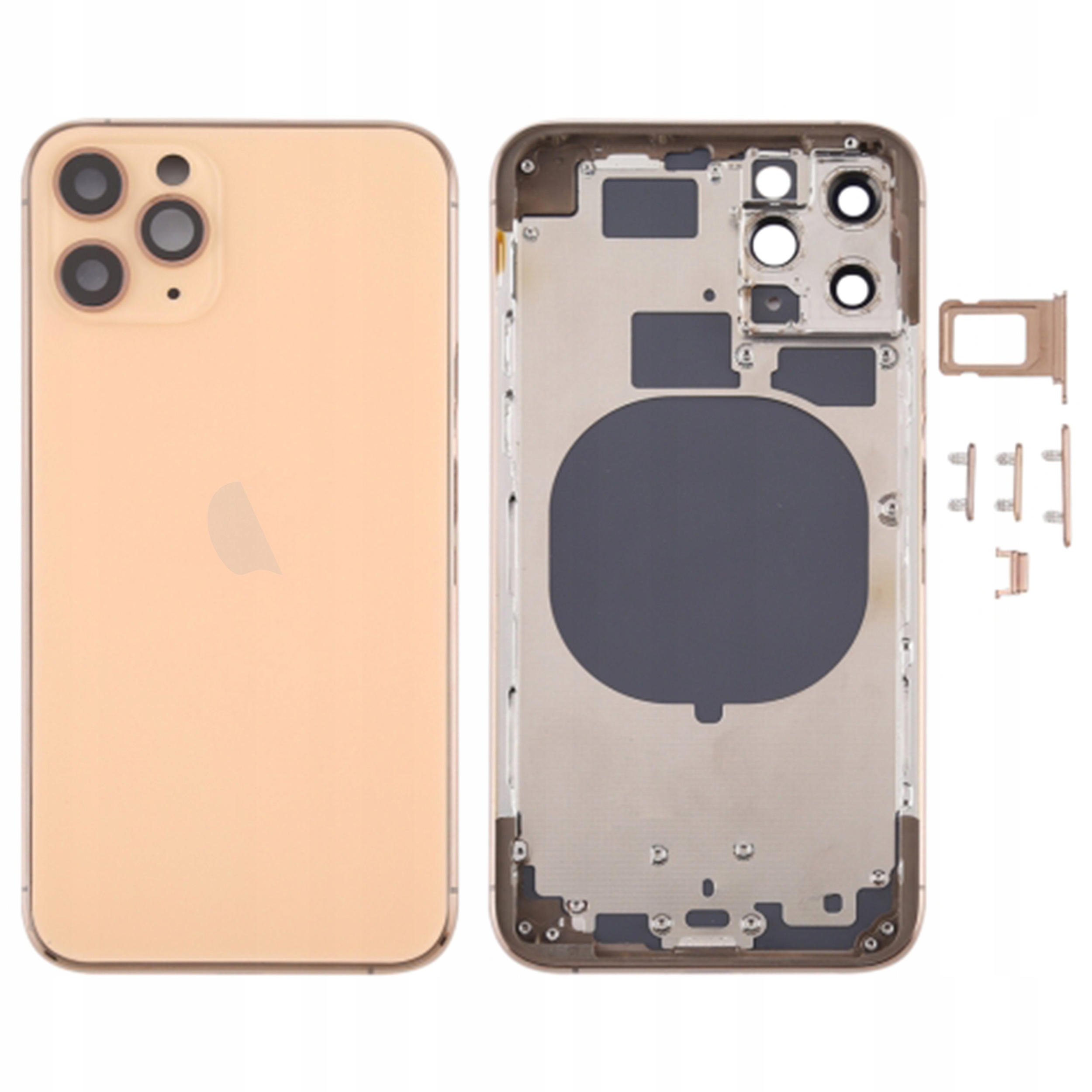 Kompletní pouzdro pro Apple iPhone 11 Pro, zlatý kryt