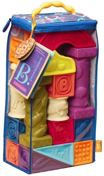 

Klocki dla dzieci miękkie 26 elementów B.toys
