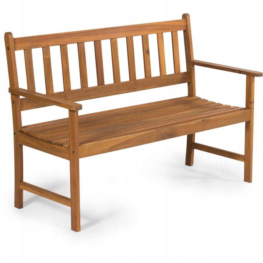 ŁAWKA OGRODOWA 2 OSOBOWA DREWNIANA 122 CM