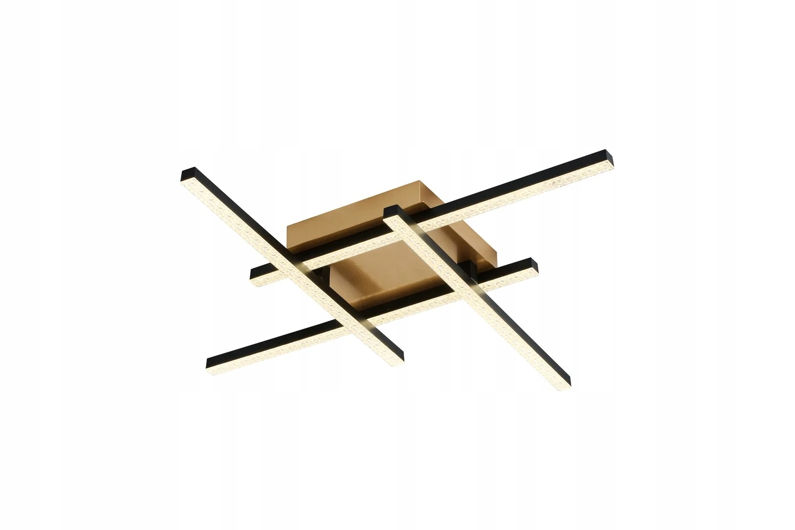 Moderní stropní svítidlo Led 24W Demir černo-zlatá 55 cm Rabalux