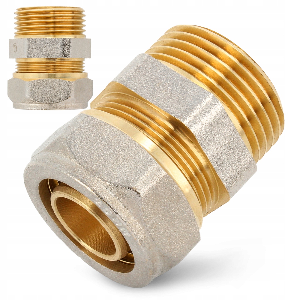 

Nypel Złączka Pex 25 x 1'' Alupex