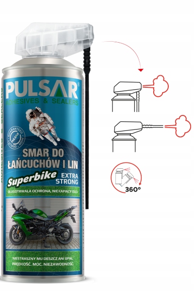 Smar Do Łańuchów I Lin Extra Strong Bike Pulsar Aerozol 400 ml