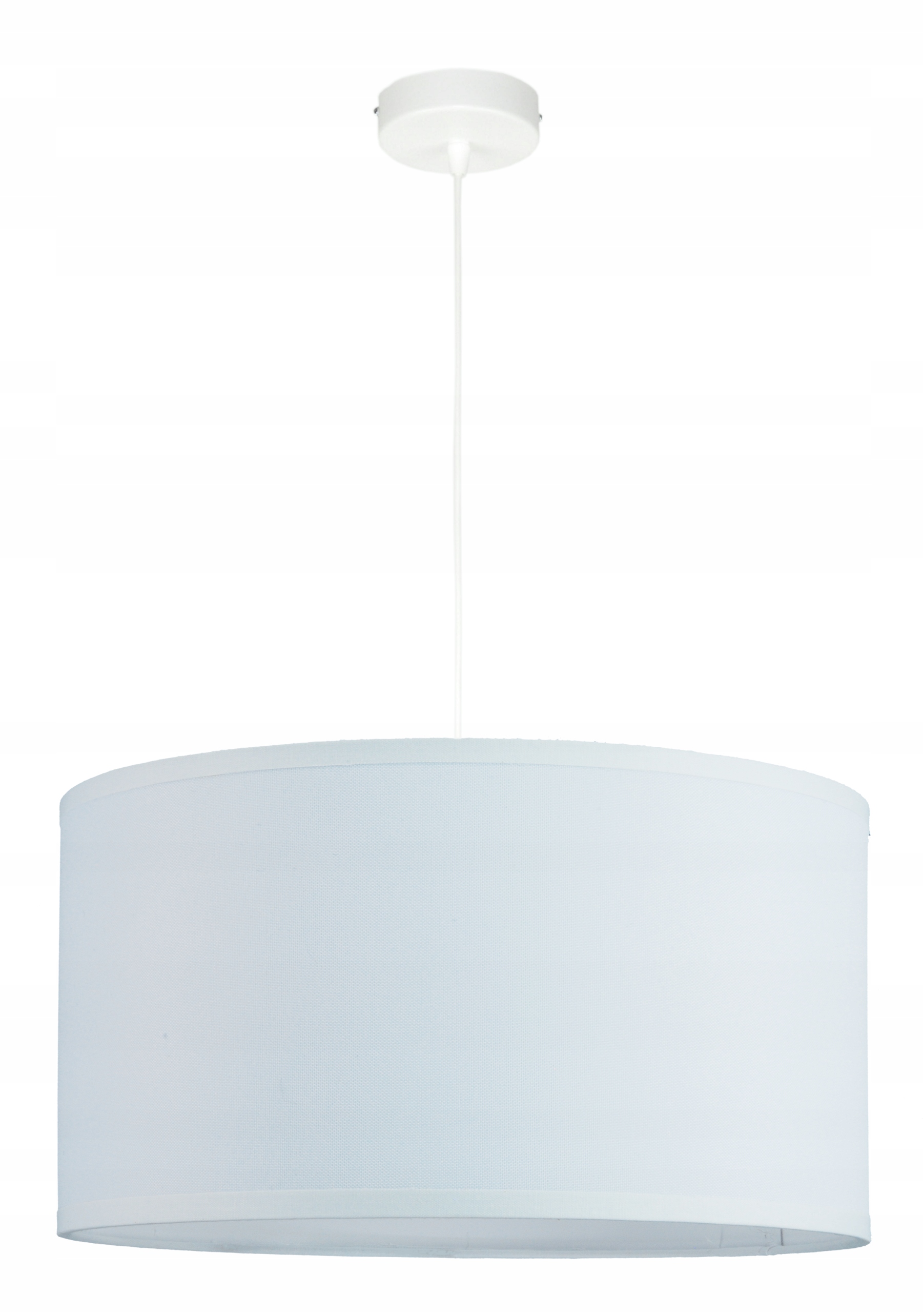 Moderní závěsná stropní lampa 40 cm bílá, lustr, obývací pokoj, Led