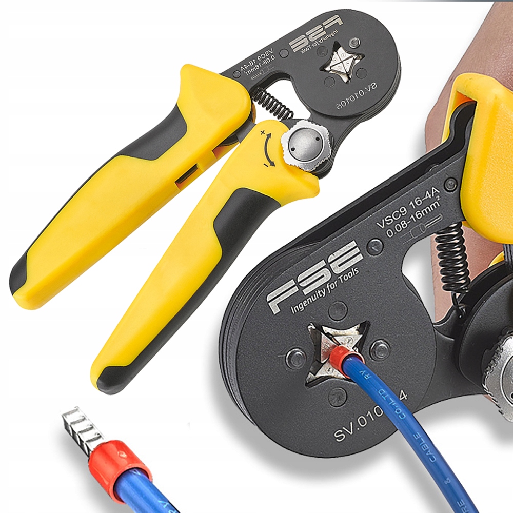 Krimpovač Pražský Krimpovač Tulejek 0,08-16 Kleště na krimpování kabelů