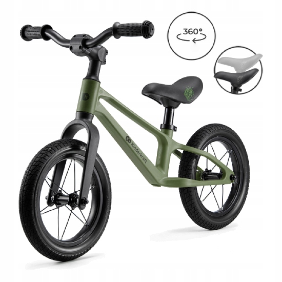 Kinderkraft Lekki Rowerek Biegowy Eter Dla 2 Latka Obrotowa Kierownica 360