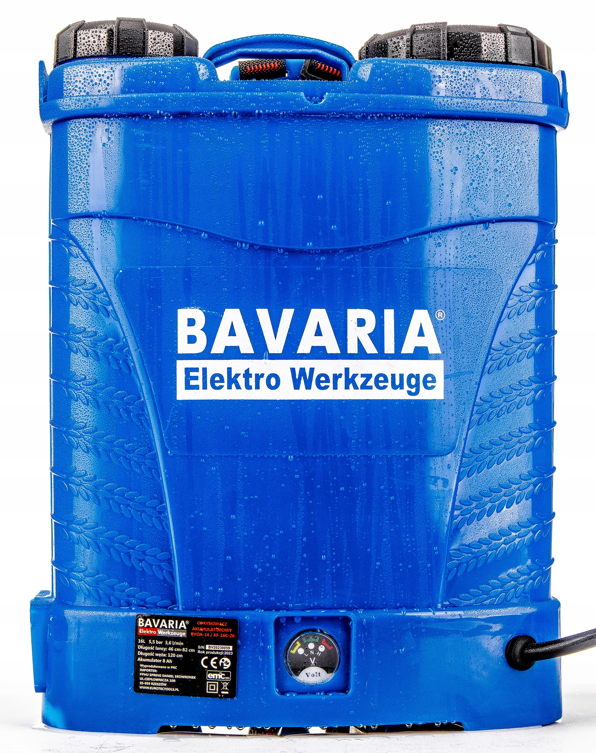 МАКСИМАЛЬНА КОМПЛЕКТАЦІЯ Обприскувач акумуляторний Bavaria 16л 20в1 марка Bavaria