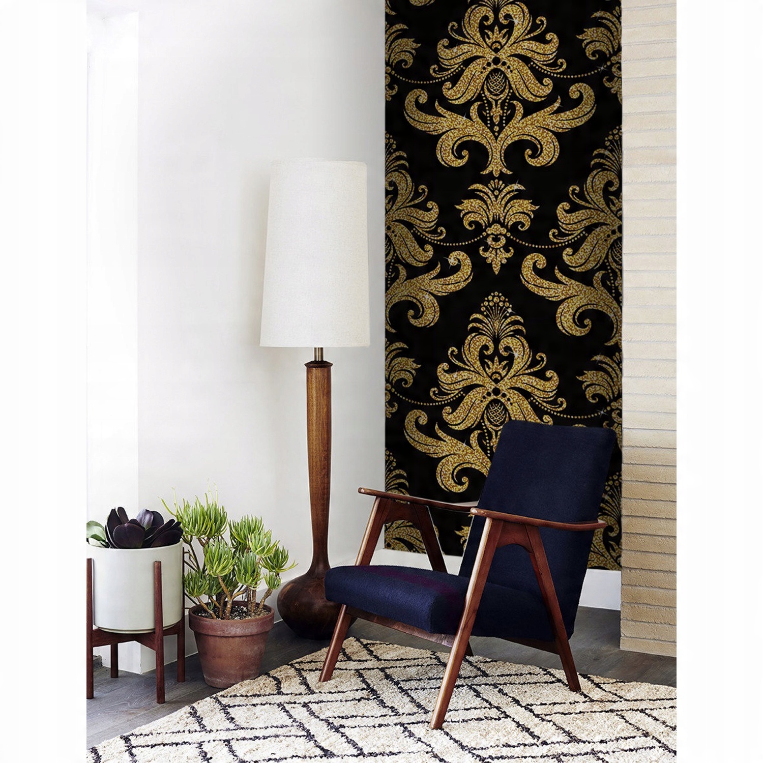 

Tapeta ścienna Tradycyjny kwiatowy wzór 250x250 cm