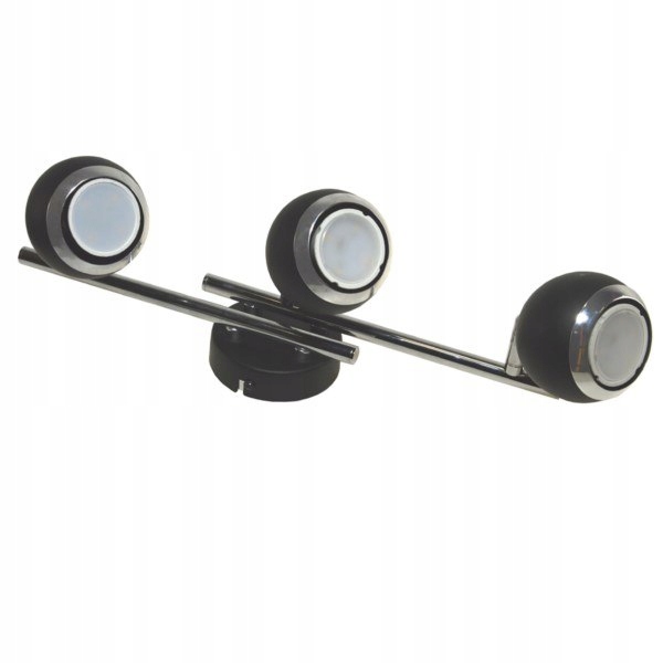 Lampa spotlight Kynis 3xGU10 černá