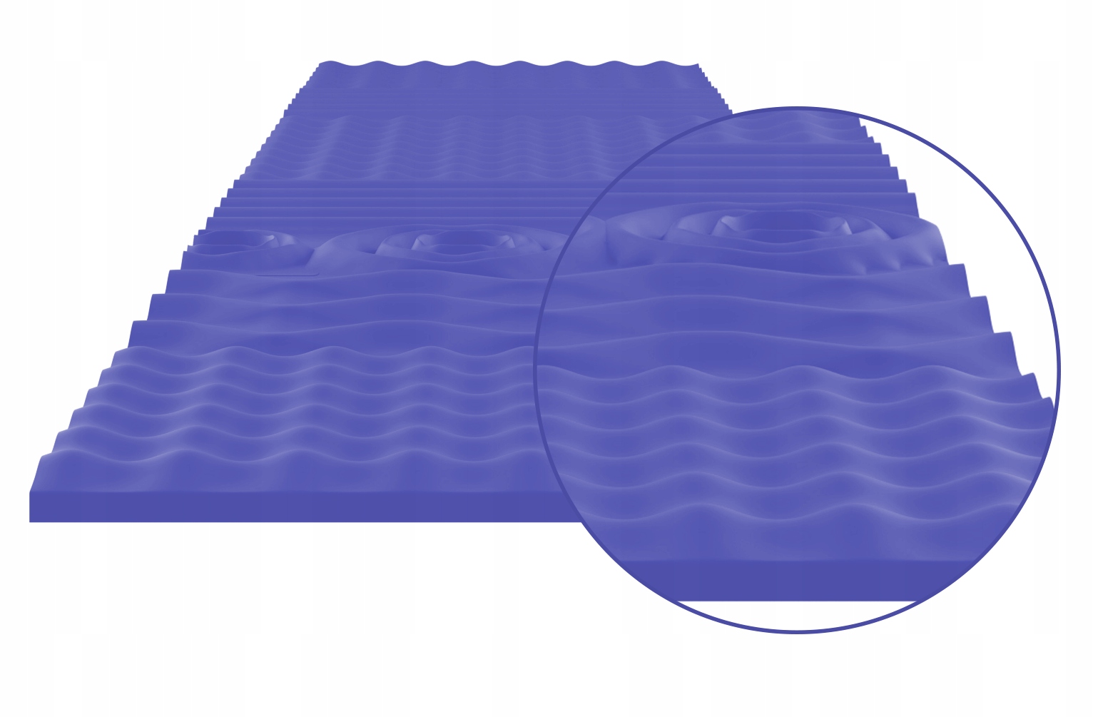 Materac GOLD PRESTIGE luksus EKO MASUJĄCY 140x200 Długość materaca 200 cm