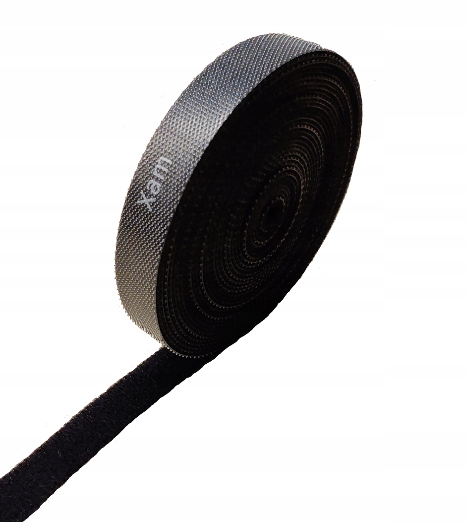 

Organizer kabli taśma opaska rzep rzepowa 10mm 5m