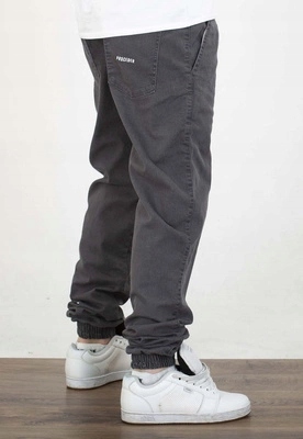 Kalhoty Chada Jeans Joggery Haft šedé