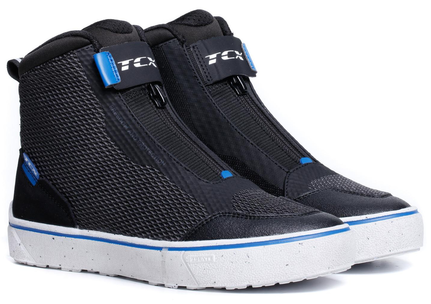 Tcx Ikasu 2 Air Lady Black Blue Motocyklové Topánky Krátke Mestské Dámske