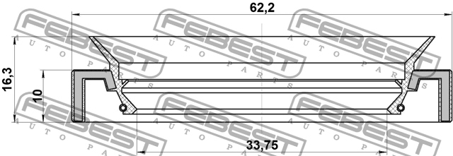 USZCZELNIACZ PÓŁOSI SUZUKI GRAND VITARA I 1.6 2.0 Numer katalogowy części 95HAY-35621016X