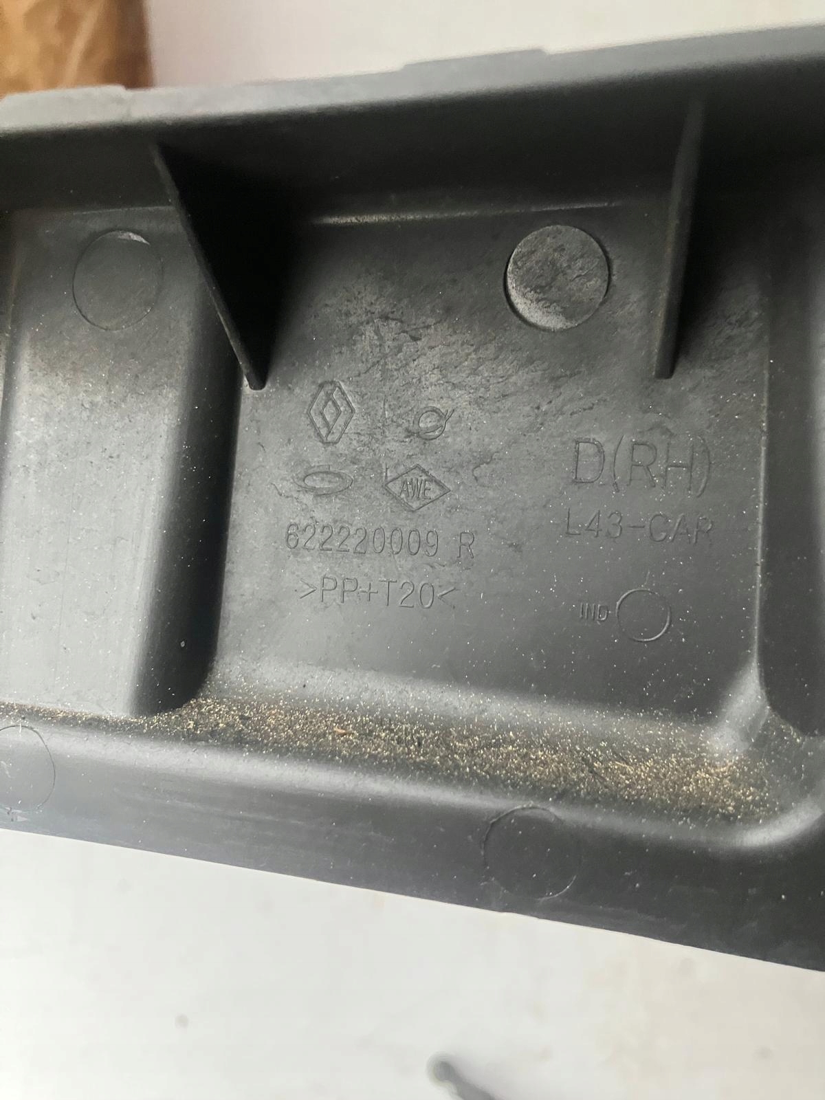 support holder lights right front RENAULT LATITUDE 622220009R