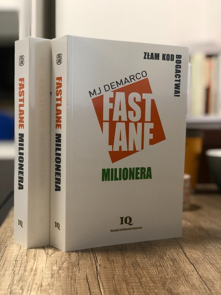 MJ DeMarco - Fastlane Milionera - Najlepszy Prezent dla Młodego Milionera ISBN 9788360968222