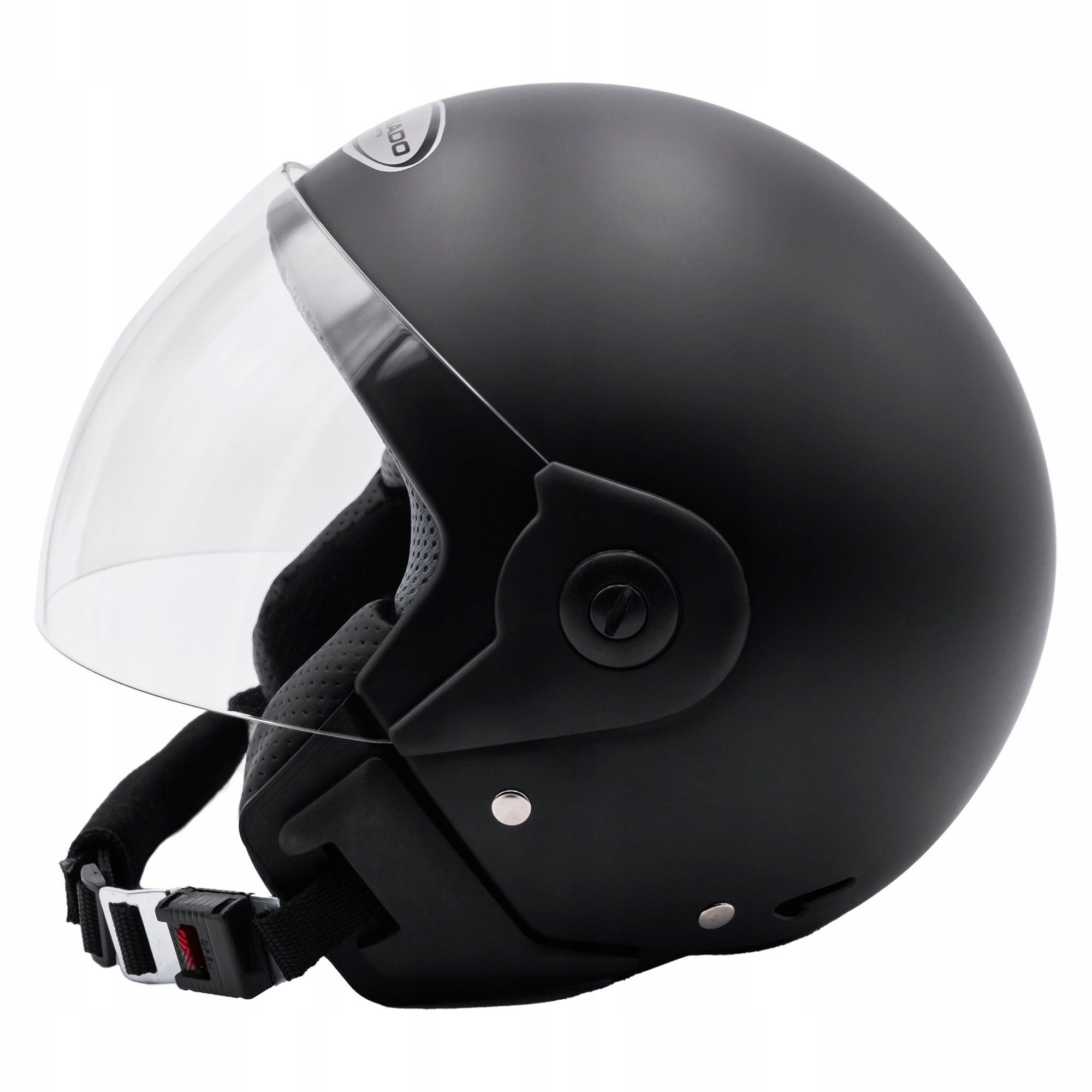 

Kask Młodzieżowy Na Motor Skuter Quad Z Szybą Eu
