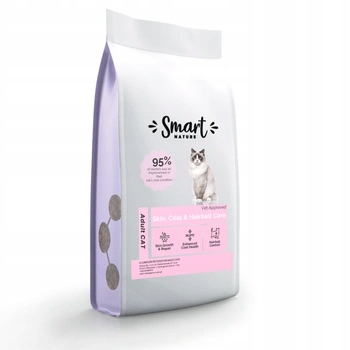 Smart Nature Cat Vet Skin & Coat Care 1,5 kg zdravá kůže a kočičí srst