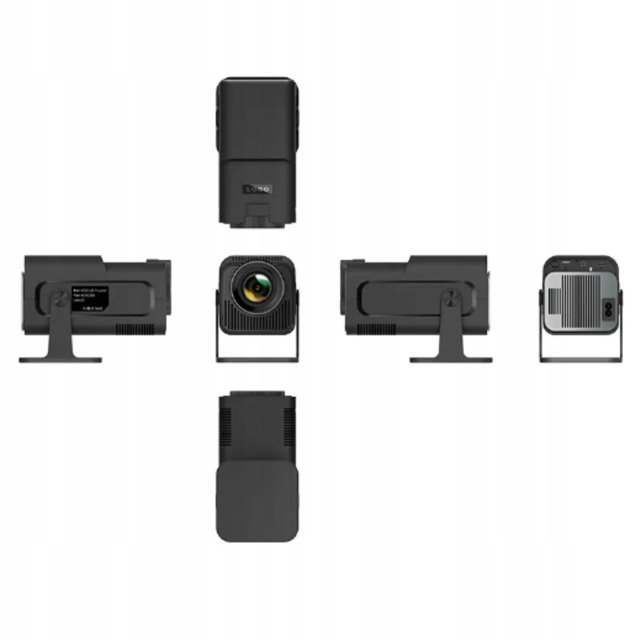 PROJEKTOR RZUTNIK 4K ANDROID LED WIFI MINI PRZENOŚNY FULL HD +SMART TV 2024 Rozdzielczość podstawowa (px) 1920 x 1080