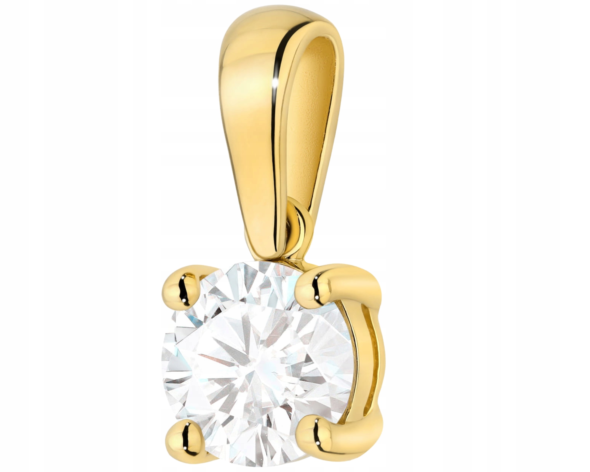 Zlatý Přívěsek 585 S Diamantem, Šperky, Krásný Dárek Pro Ženu