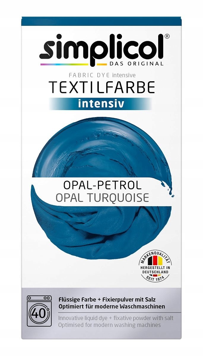 

Simplicol barwnik farba do ubrań tkanin opal nieb.