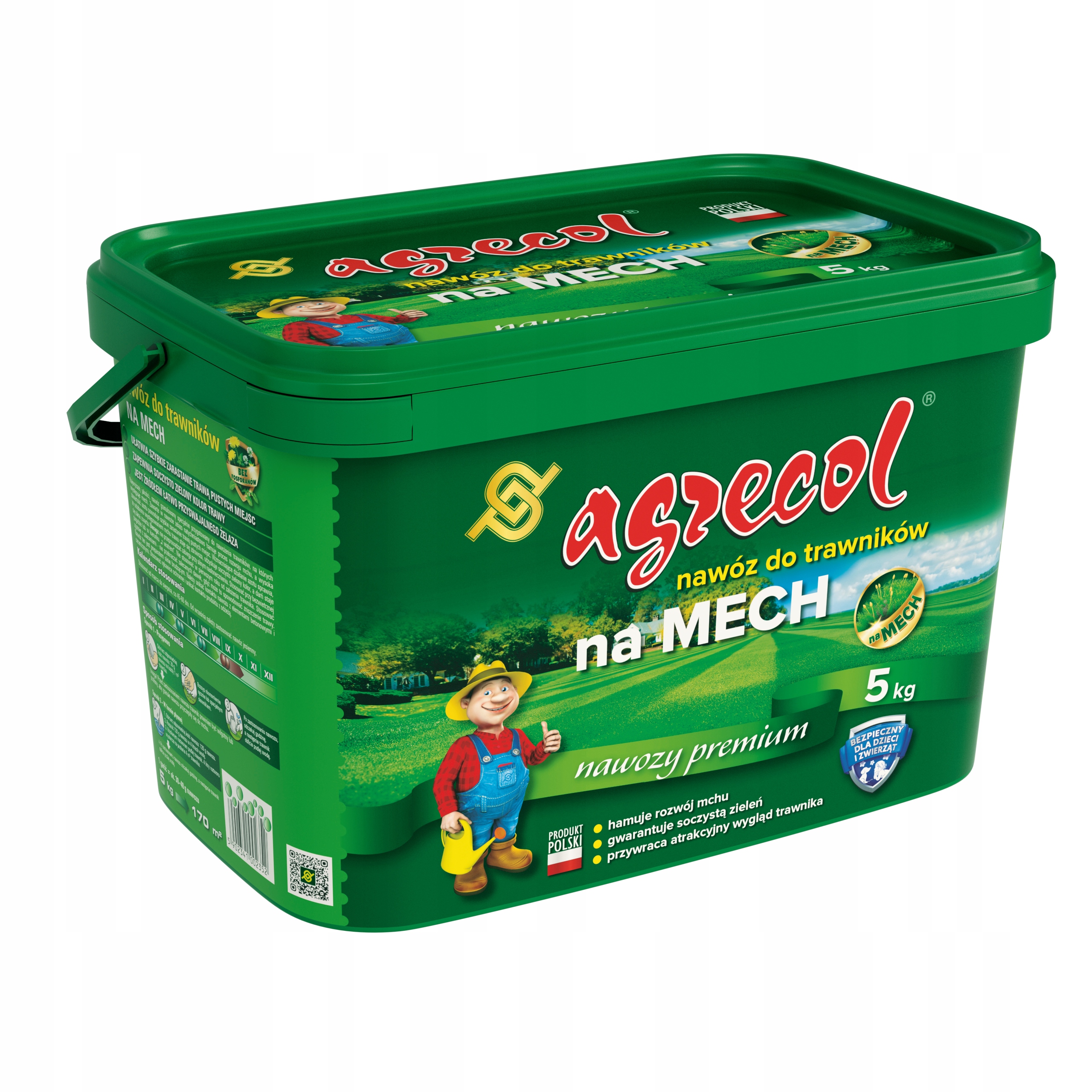 

Agrecol nawóz Na mech do trawników 5 kg