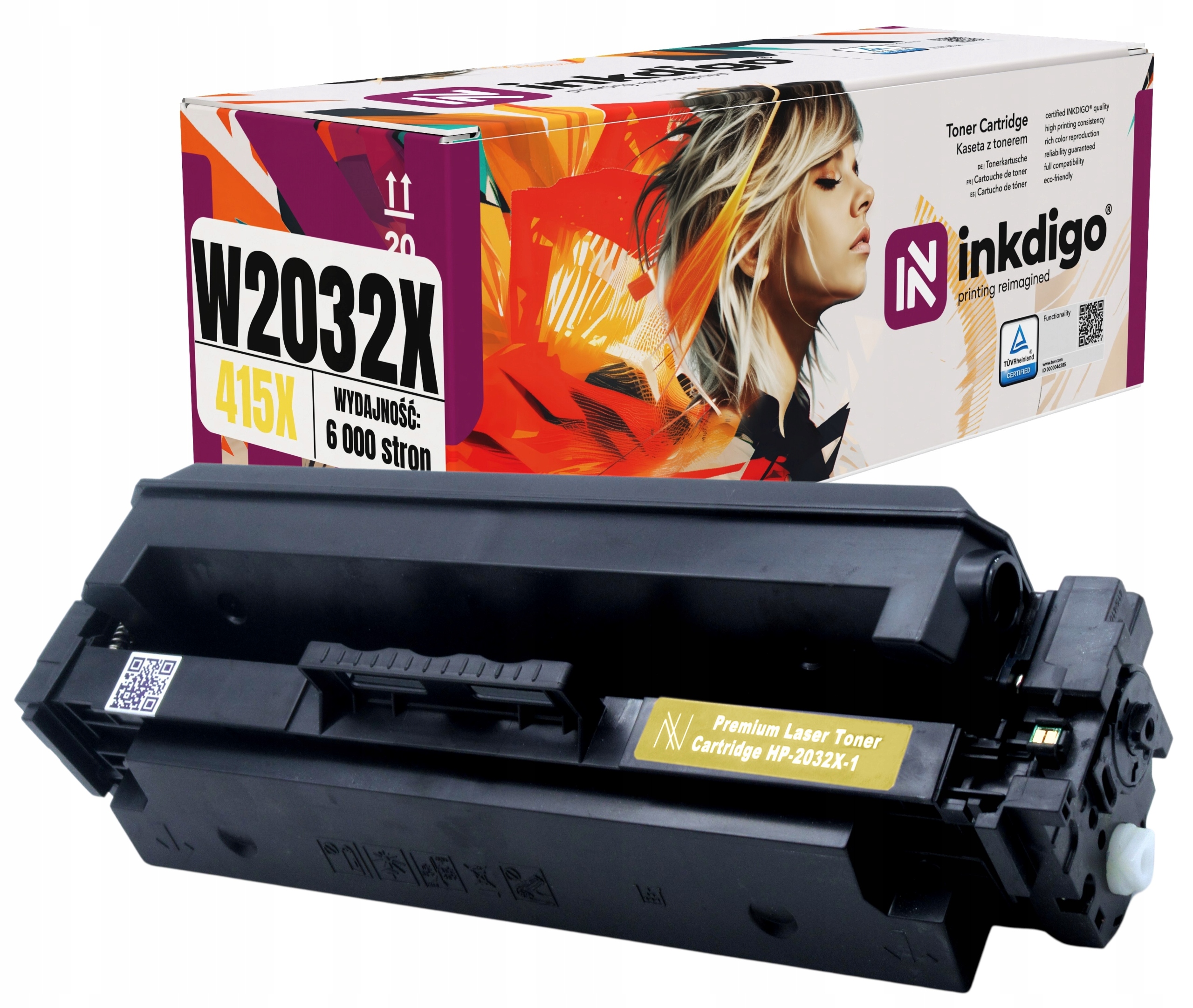 415X W2032X Náhradní toner S Čipem pro tiskárnu Hp LaserJet M479 M480