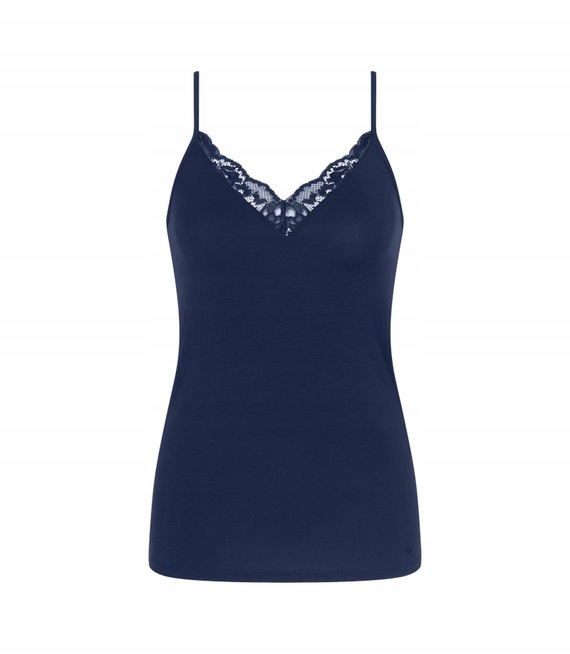 Triumph tmavě modrý Dámský Top na tenkých ramínkách Amourette Camisole 40