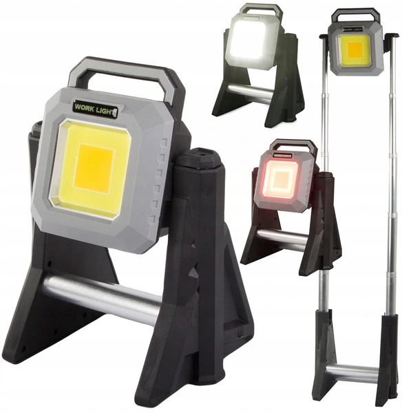 Dobíjací halogénový reflektor Led Cob s Usb