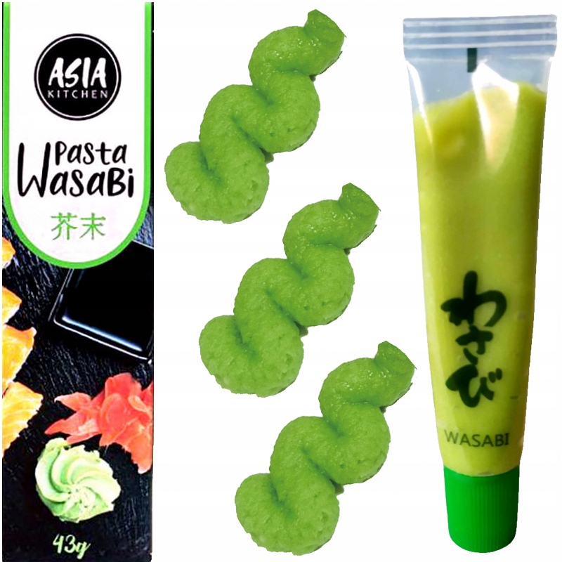 

Pasta Wasabi w Tubce 43g Chrzan Japoński Do Sushi