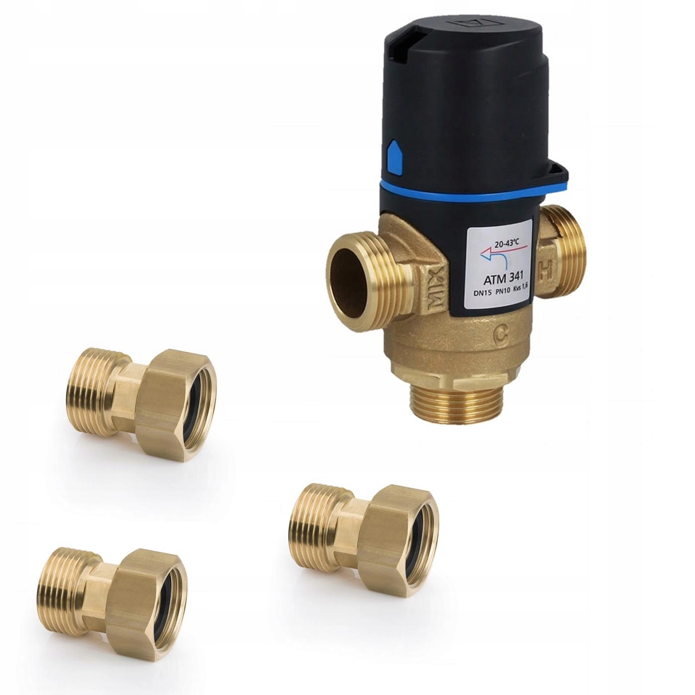 Afriso ATM341 Zmiešavací ventil Termostat 3/4 20-43