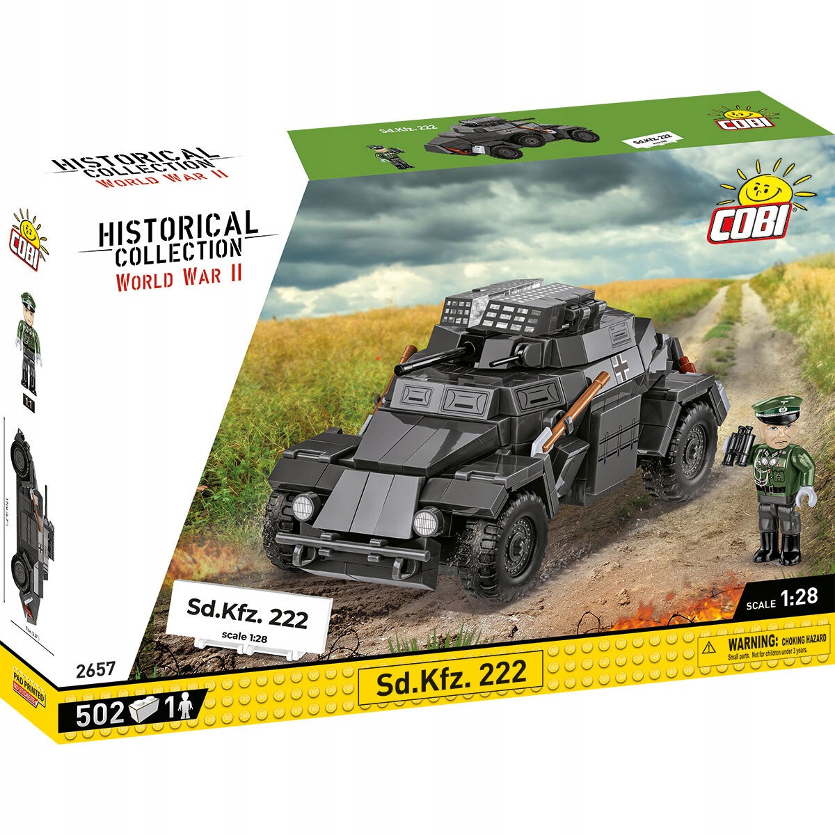 COBI-2657 Historical Collection Wwii Sd.Kfz.222