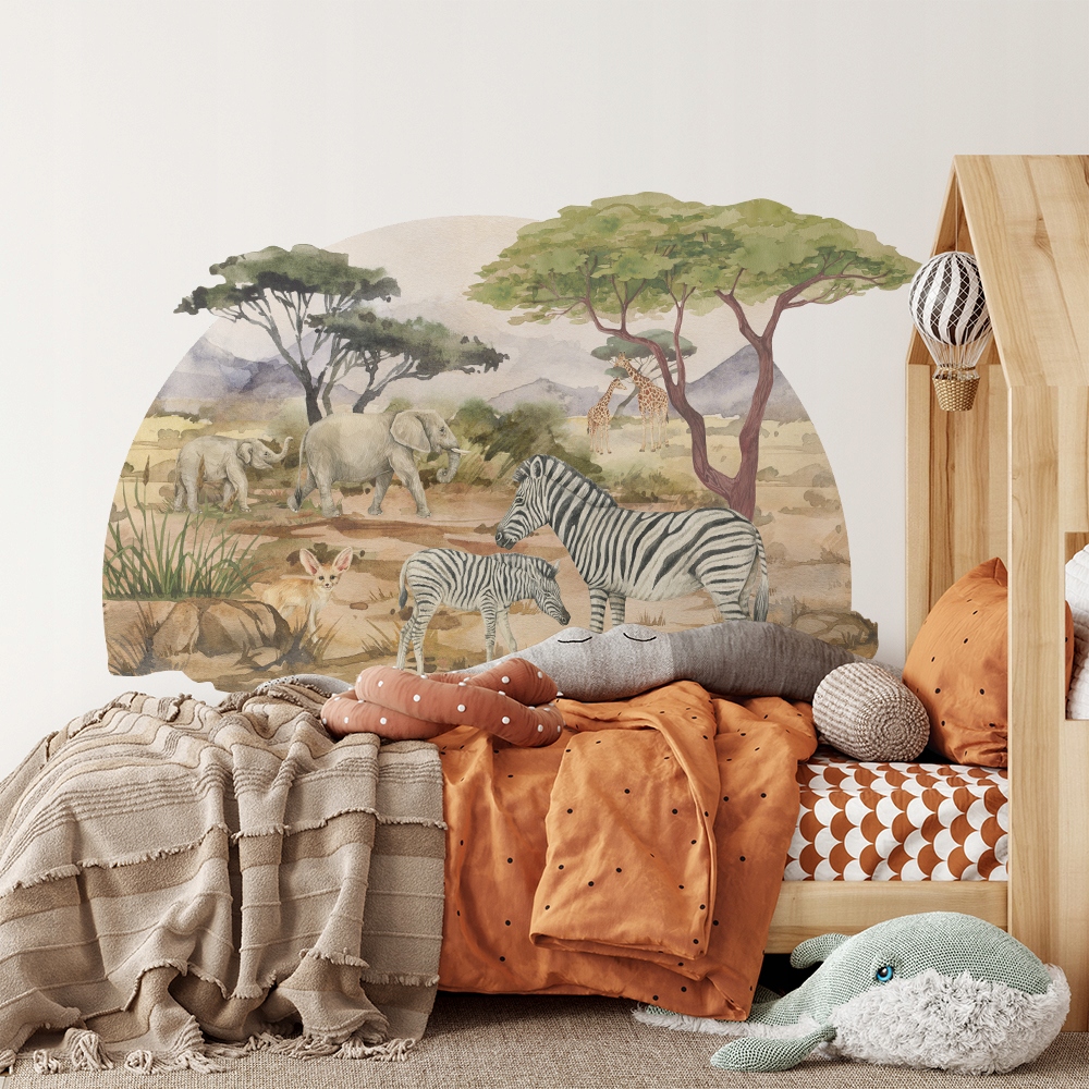 NAKLEJKA Z LAMINATEM NA ŚCIANĘ ZAŁÓŻKOWNIK ZEBRY L EAN (GTIN) 5904970000914