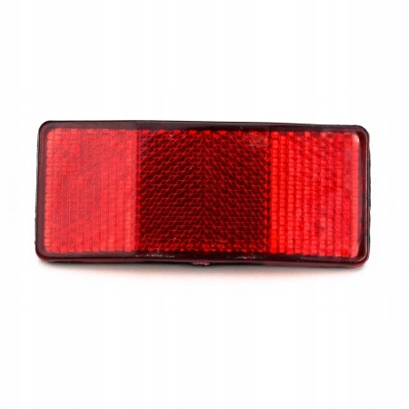 

Odblask prostokątny tył na bagażnik czerwony 32769