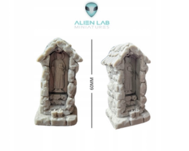 Alien Roadside Shrine for 28mm Miniatures Gaming [Resin]