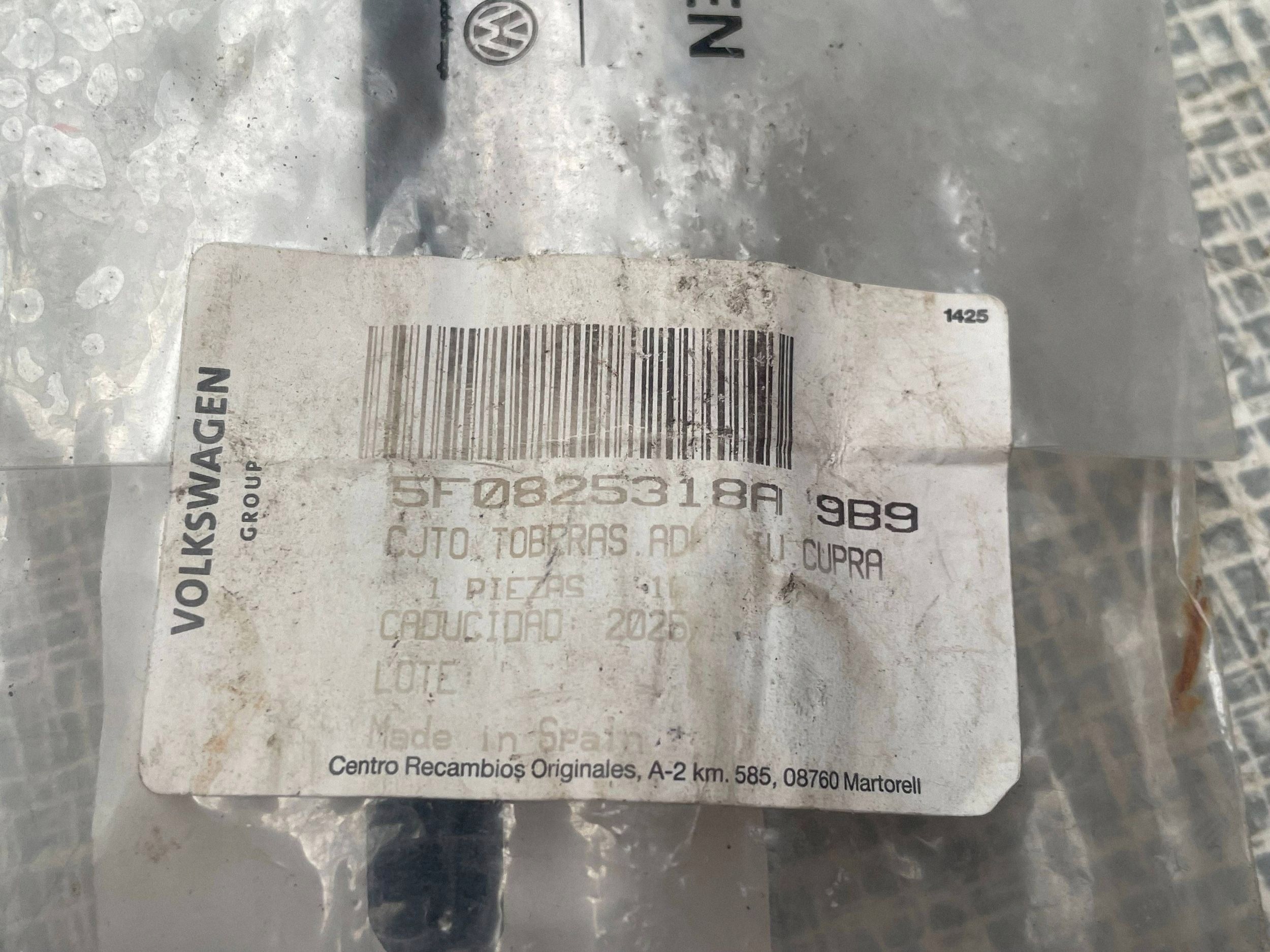 canale POWIETRZNY CZERN CUPRA LEON 5F0825318A Originale @A