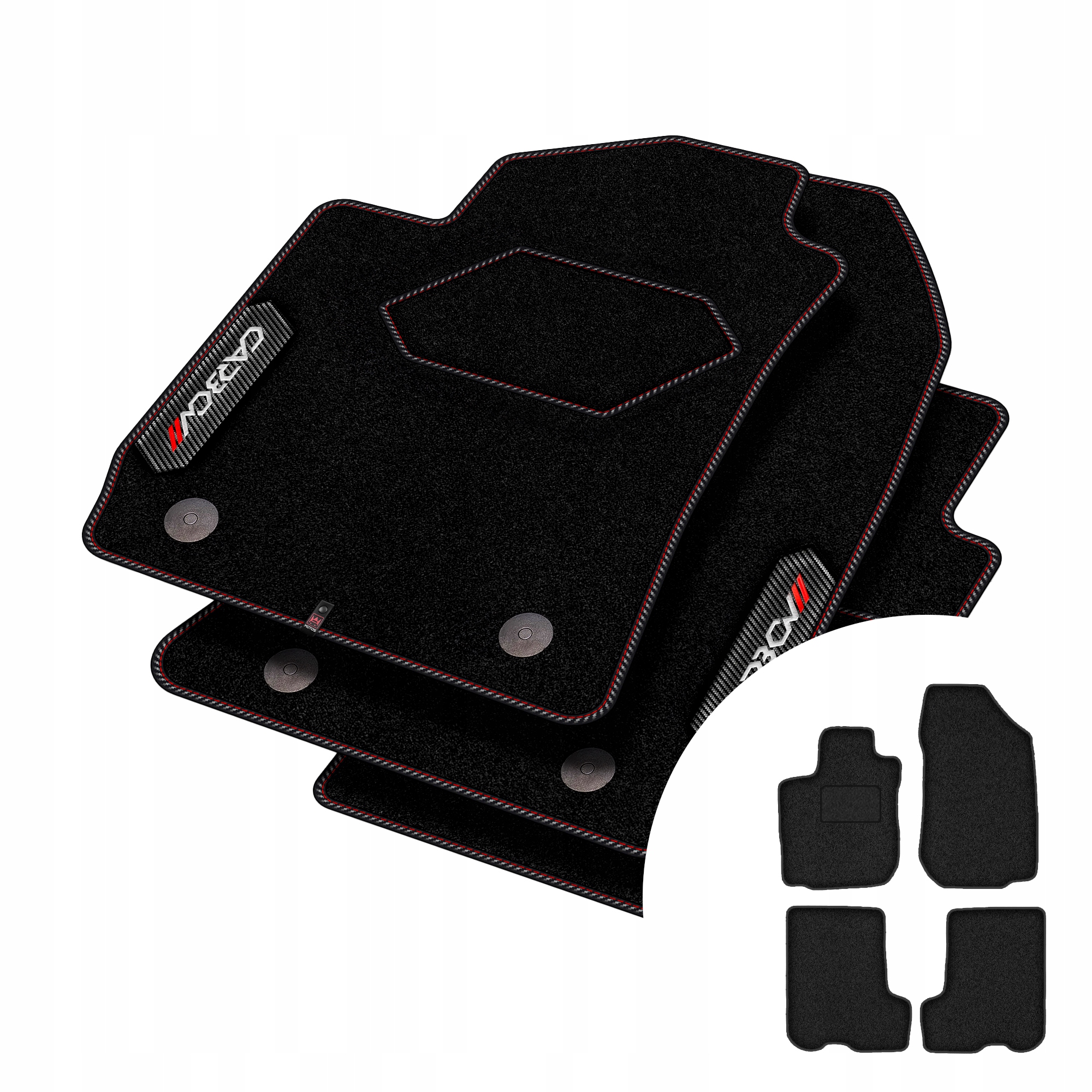 Koberce Carbon pro Dacia Sandero 2012-2020