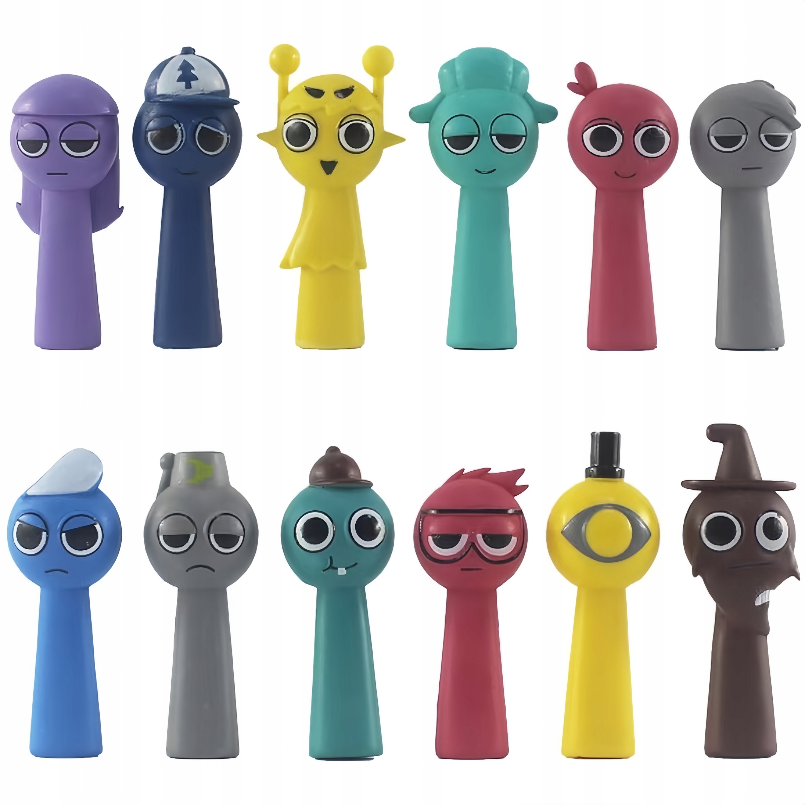 SPRUNKI INCREDIBOX JÁTÉKFIGURÁK FIGURA SZETT 12 DB-OS AJÁNDÉK JÁTÉK