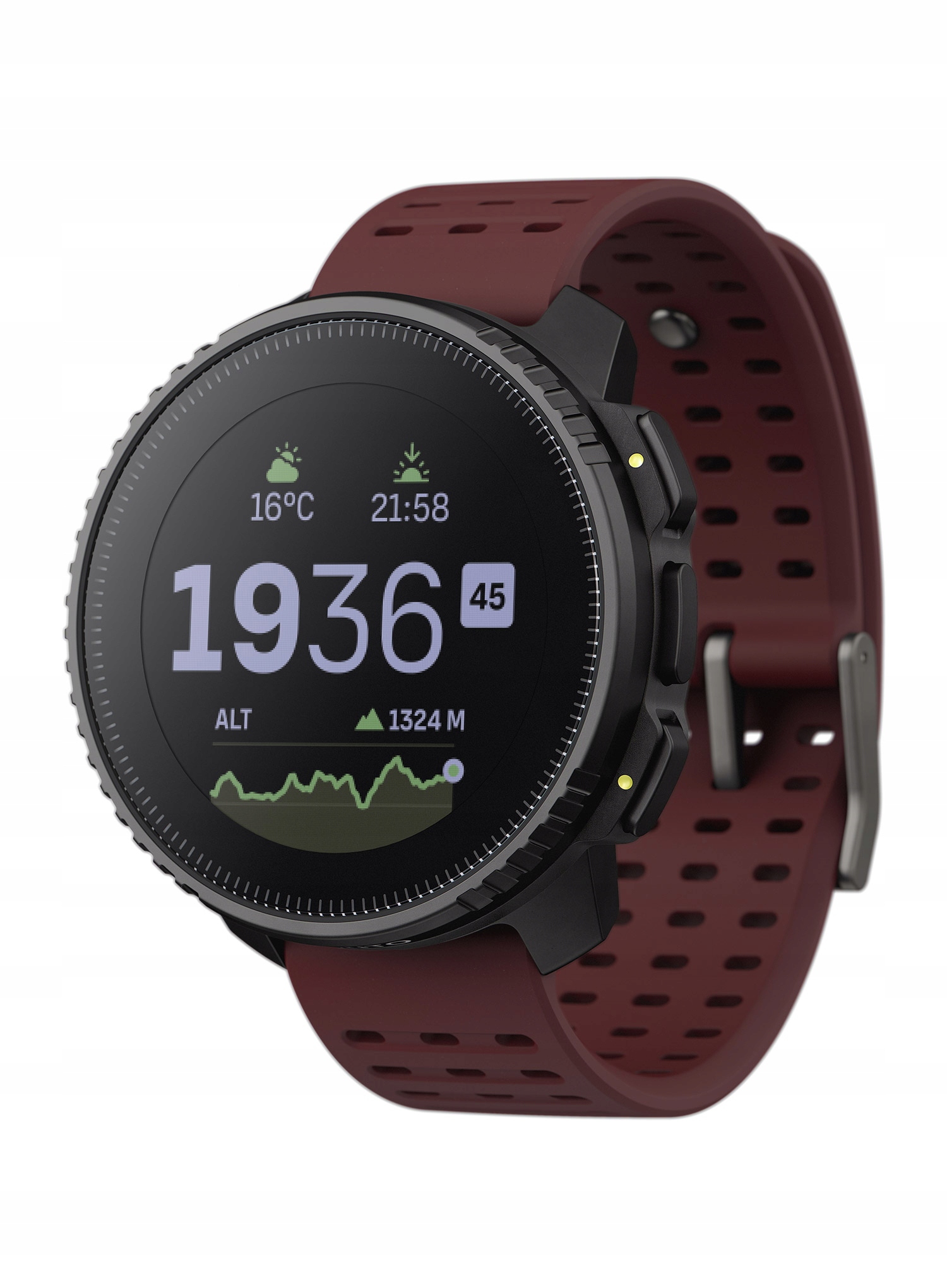 Turistické hodinky Suunto Vertical – černé ruby
