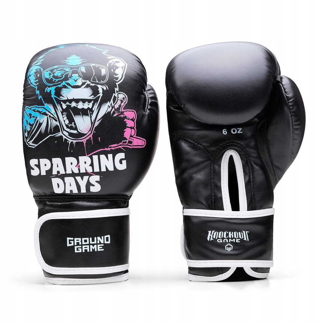 Rękawice bokserskie dla dzieci Ground Game Cheeky Monkey 6oz Boks Muay Thai