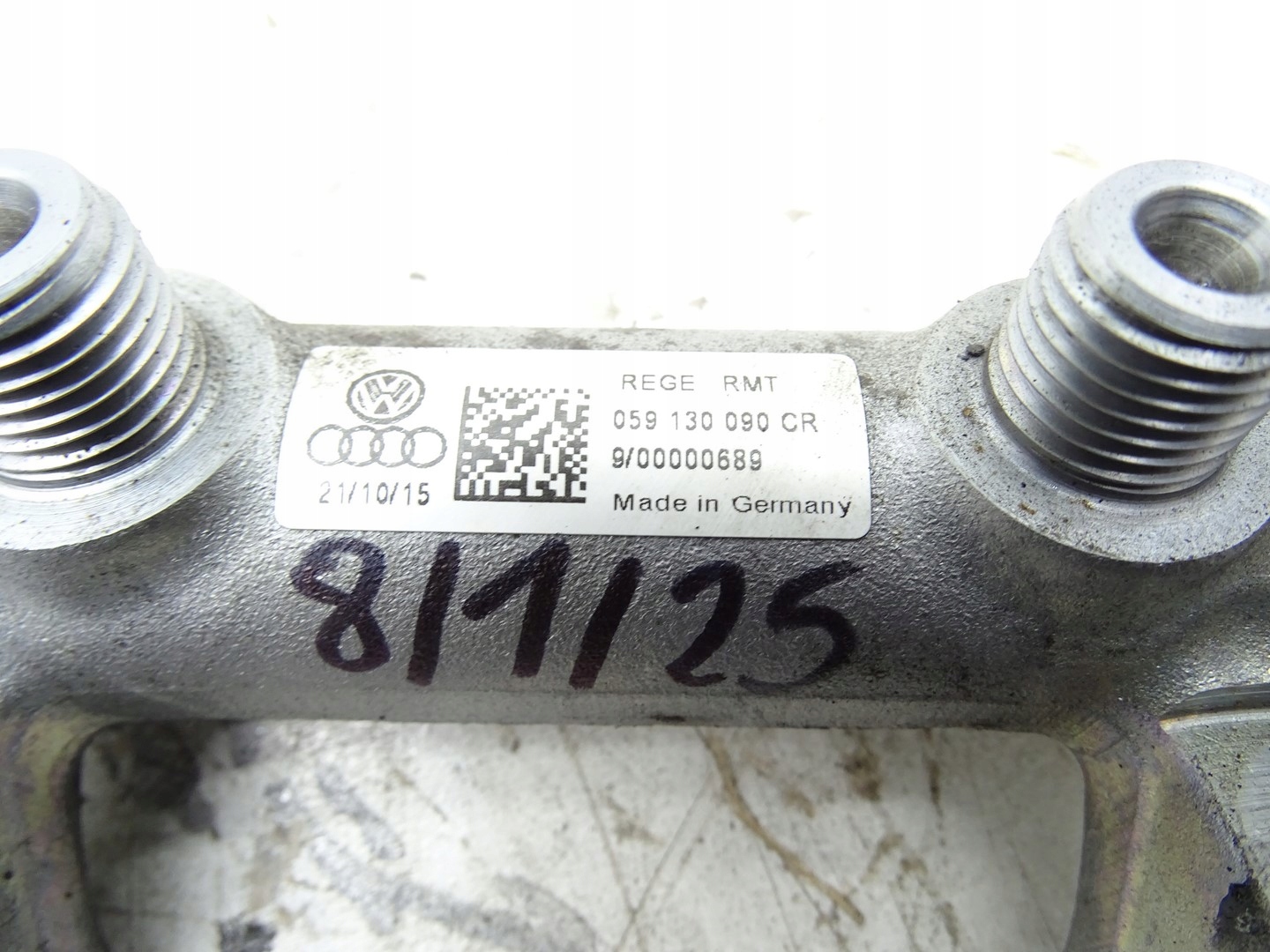 injection ramp valve AUDI A6 C7 A7 4G 3.0 BI TDI 313KM 059130090CR