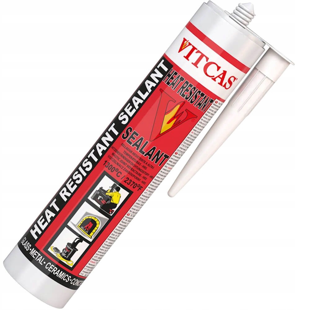 

Uszczelniacz żaroodporny Vitcas 1300°C 310 ml