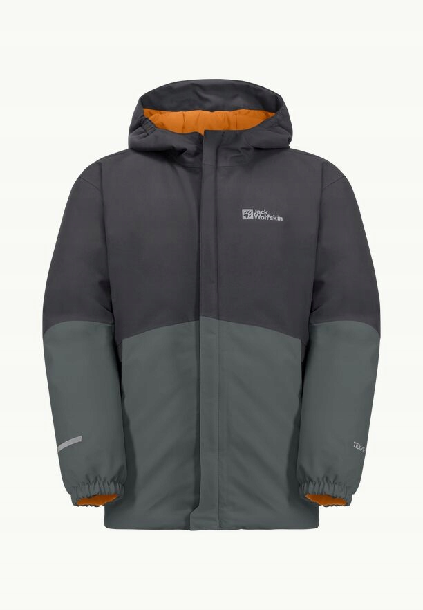 Kurtka dziecięca Jack Wolfskin 128 cm szaro zielona