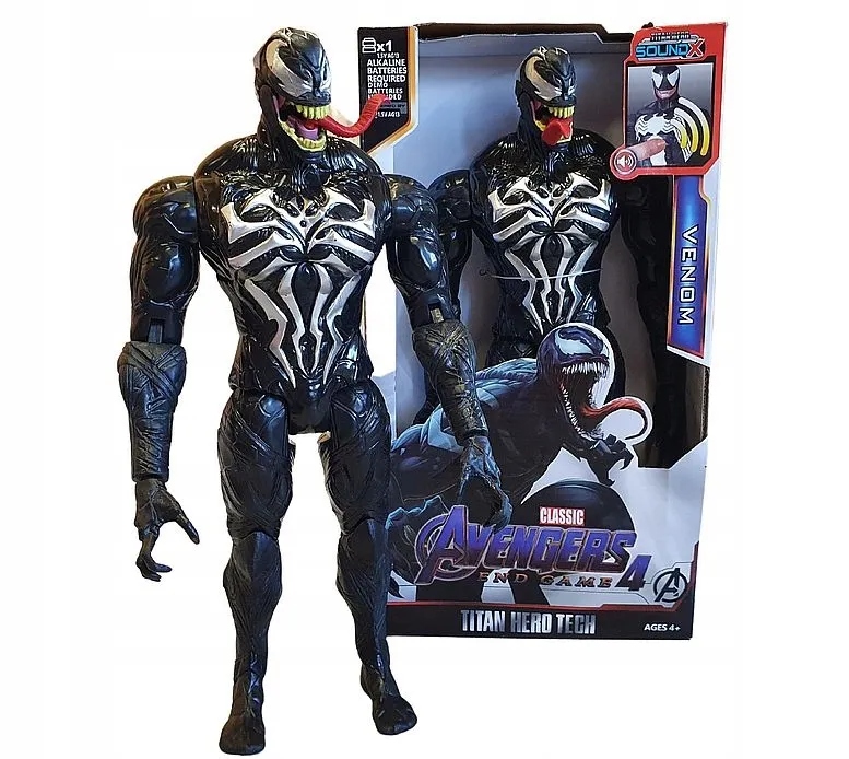 FIGURKA AVENGERS TITAN HERO VENOM 30CM LED + DŹWIĘK