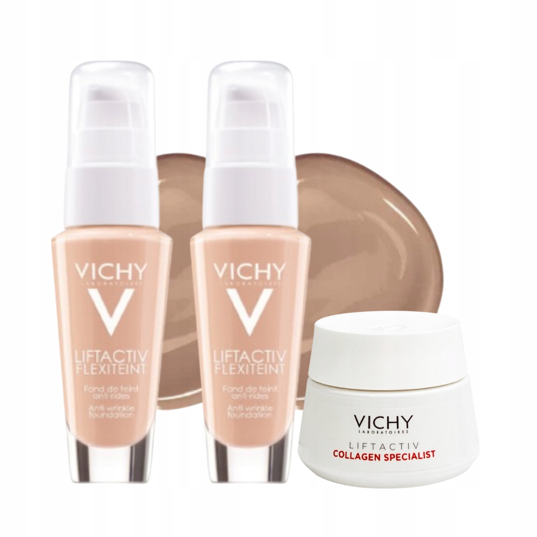 Zestaw Podkład wygładzający Vichy Liftactiv Flexiteint odcień 35 2PAK