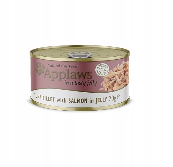 Applaws tuňák losos v želé pro kočky 24x70 g
