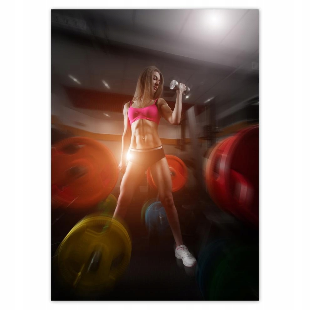 

Naklejki 50x70 Klub fitness Gimnastyka