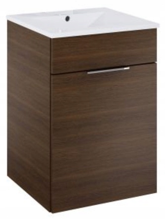 Elita Qubo Plus 40x58x40 dąb wenge 166485 szafka łazienkowa z umywalką Set