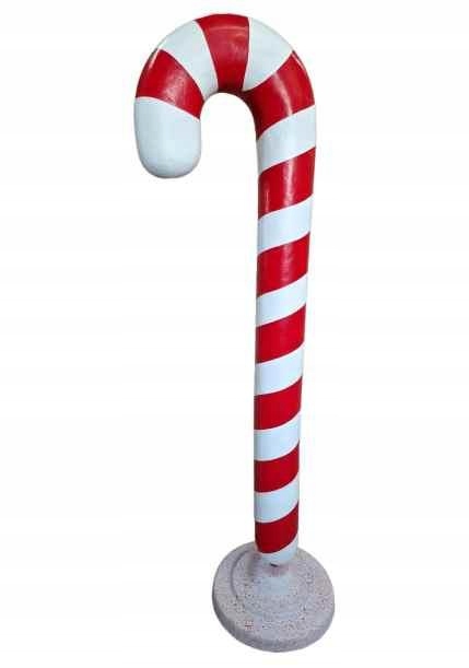 FIGURKA ŚWIĄTECZNA - LASKA MIKOŁAJA CUKIEREK XL