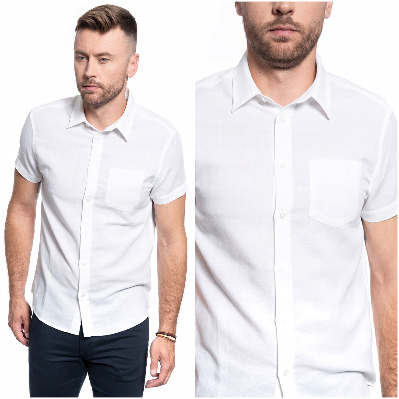 

Wrangler Ss 1PKT Męska Koszula Krótki Rękaw XL